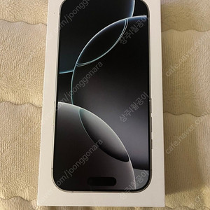 아이폰16pro max 256 블랙티타늄 미개봉판매