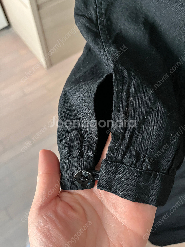 트래블리 에콜 린넨 100% 블랙 원피스. 한섬 마인 ...--1