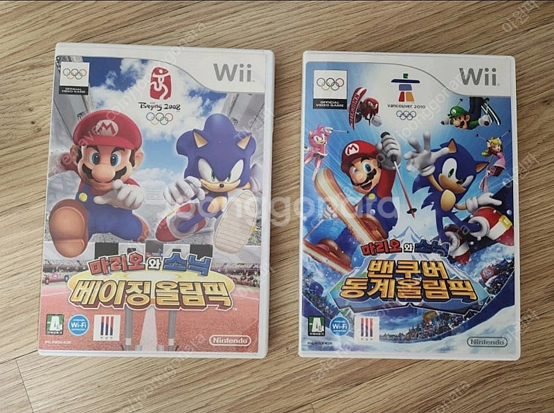 닌텐도위 wii 올림픽 게임 시리즈 2개 일괄 판매합니...--0