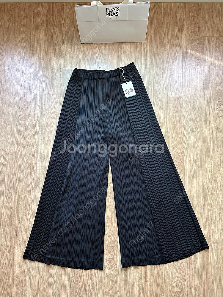 플리츠플리즈 씨커보텀 2 팬츠 블랙(3사이즈)JF383--0