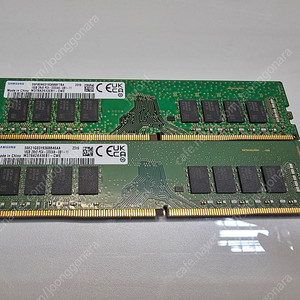 삼성 PC4-3200AA 16G*2개