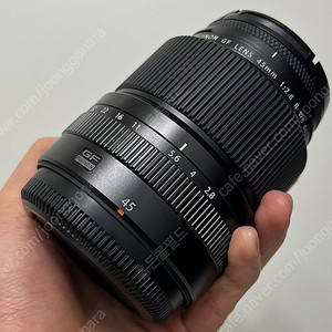 후지 gf 45mm f2.8 r wr 렌즈 판매합니다.