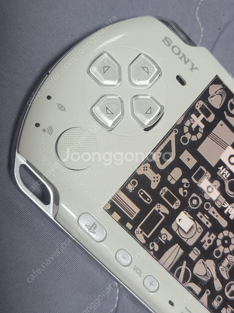 psp 펄화이트 정식발매판 미사용급--1