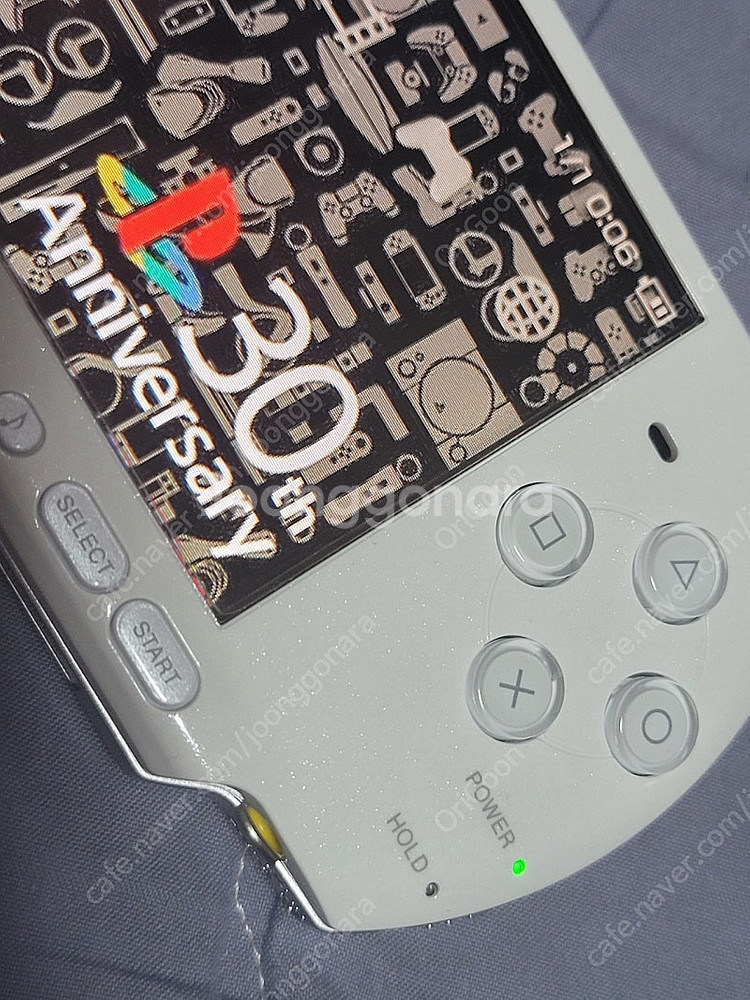 psp 펄화이트 정식발매판 미사용급--2