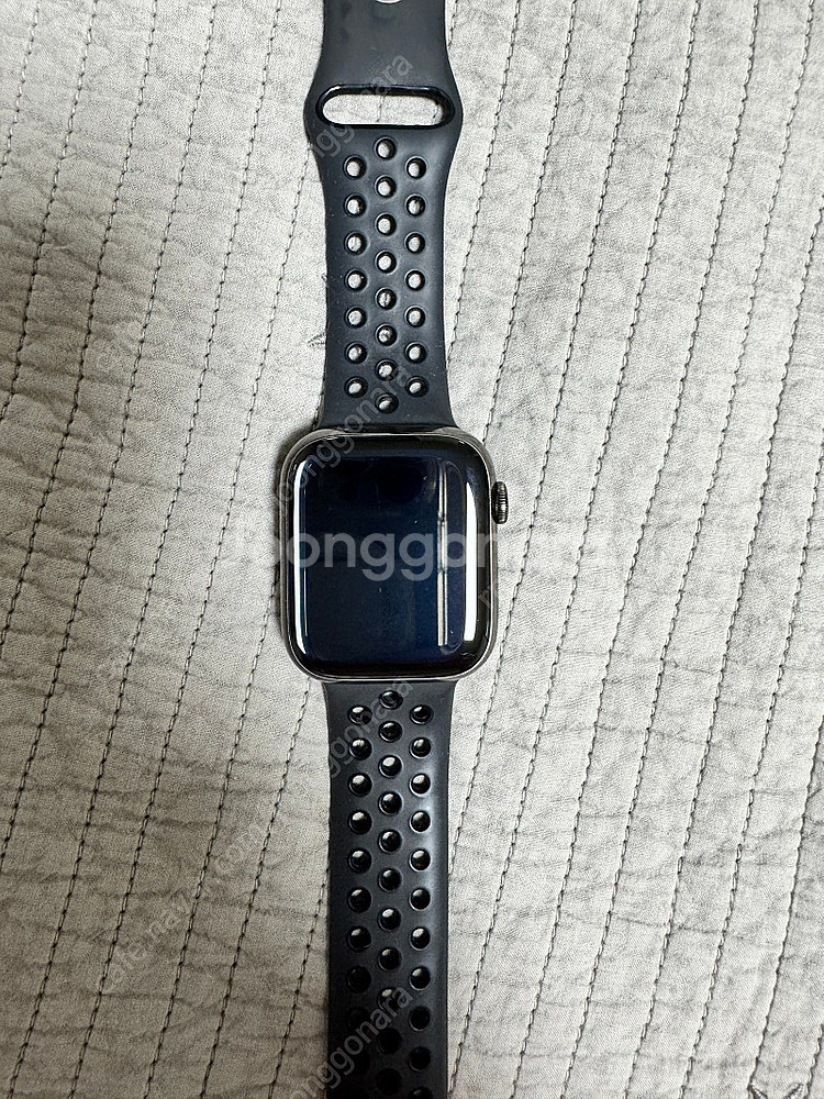 애플워치8 스테인리스 45mm GPS + 셀룰러 그라파...--3