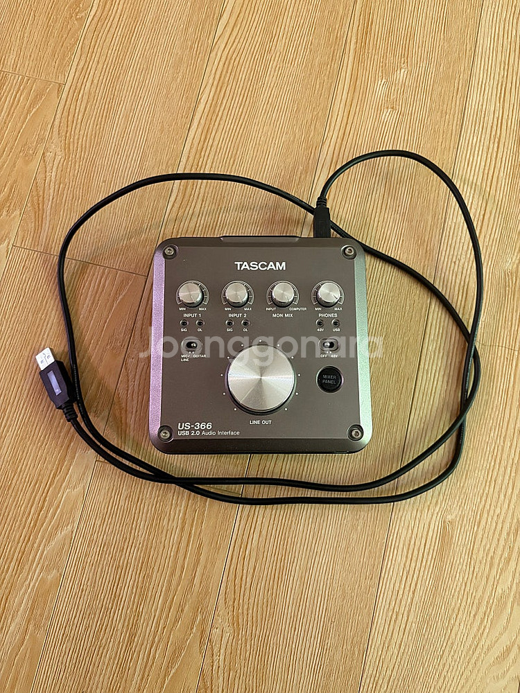 TASCAM US-366 오디오 인터페이스--0