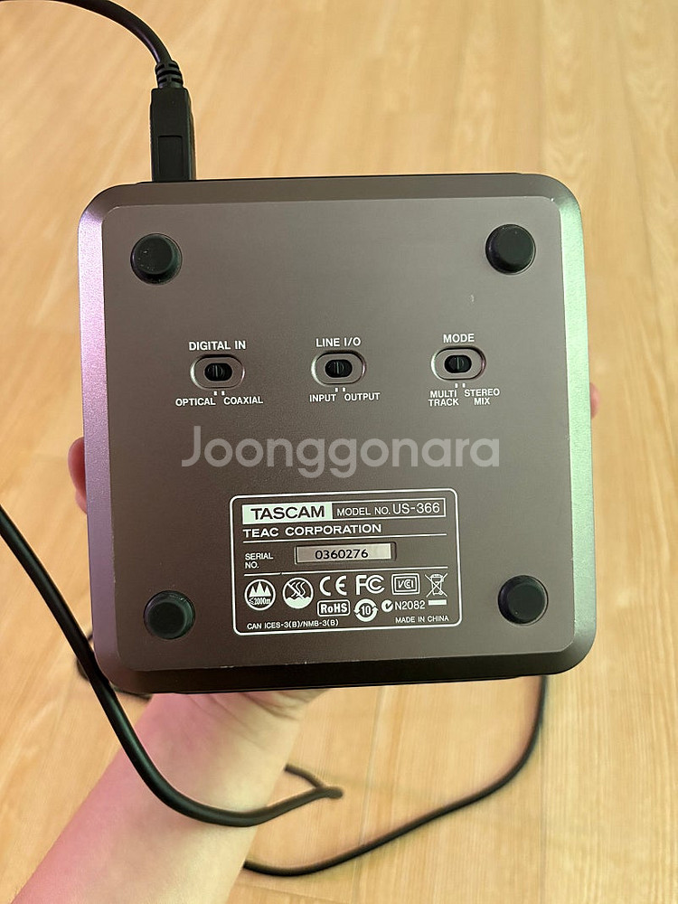 TASCAM US-366 오디오 인터페이스--1