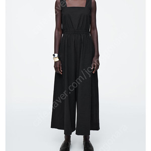 코스 오픈백 시어서커 와이드 레그 점프수트 34