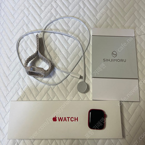 애플워치9 41mm gps 레드