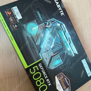 [GIGABYTE] 지포스 RTX 5080 GAMING OC D7 16GB 피씨디렉트 미개봉 새상품 팝니다!!(가격내림)