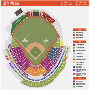 7/12(토) KBO 올스타전 1루 내야지정석, 외야지정석 2연석 4연석 양도