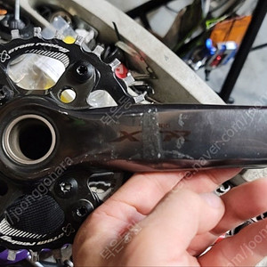 XTR M9000 32T 싱글 크랭크 170mm, XTR 24단 2단 체인링 38-28T