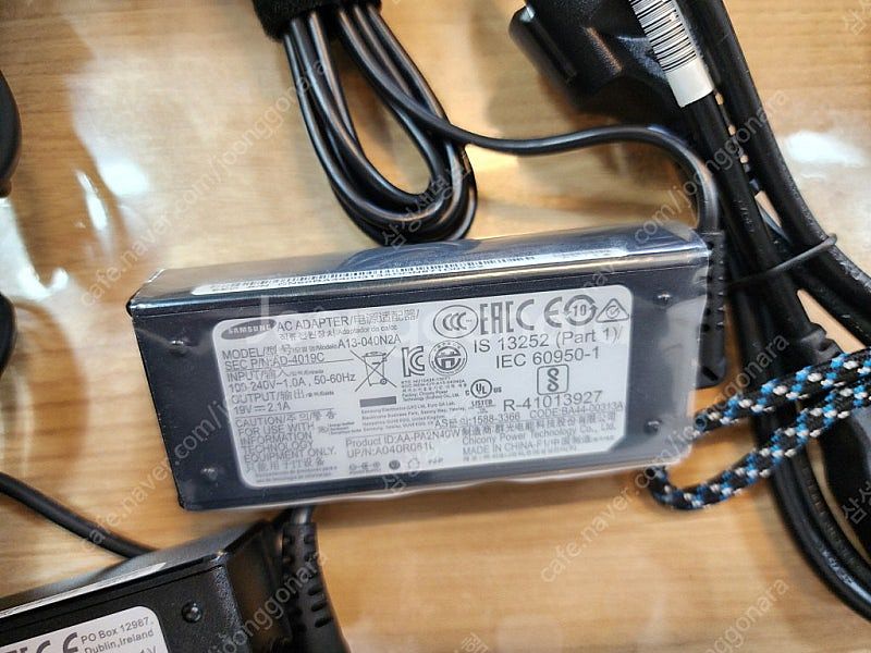 삼성노트북용 어댑터 케이블 포함 ad-4019 c 1개...--3