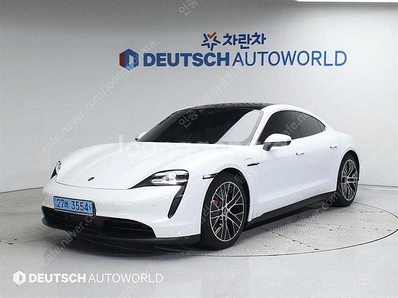포르쉐 타이칸 중고 포르쉐 타이칸 중고차 흰색 2021...--0