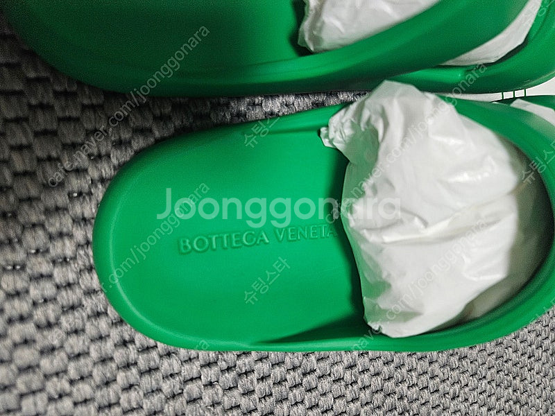 보테가 베네타 그린 샌들 새상품--3