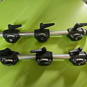 맨프로토131DD스타일 사이드암 크로스암 크로스헤드 삼각대 수평컬럼 131DD Accessory Arm for 4 Heads SILVER (맨프로도 제품은아님)
