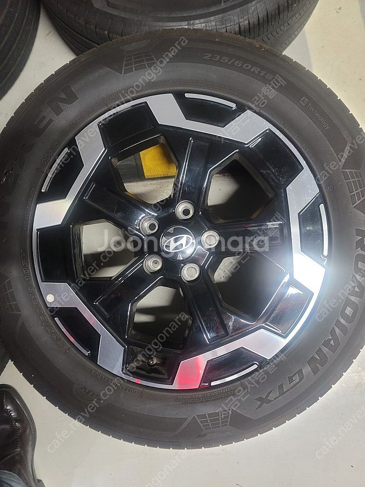 싼타페 MX5 18인치 휠타이어 , TPMS, 휠캡포함--1
