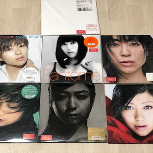 우타다 히카루 (2-8집) LP 미개봉 일괄