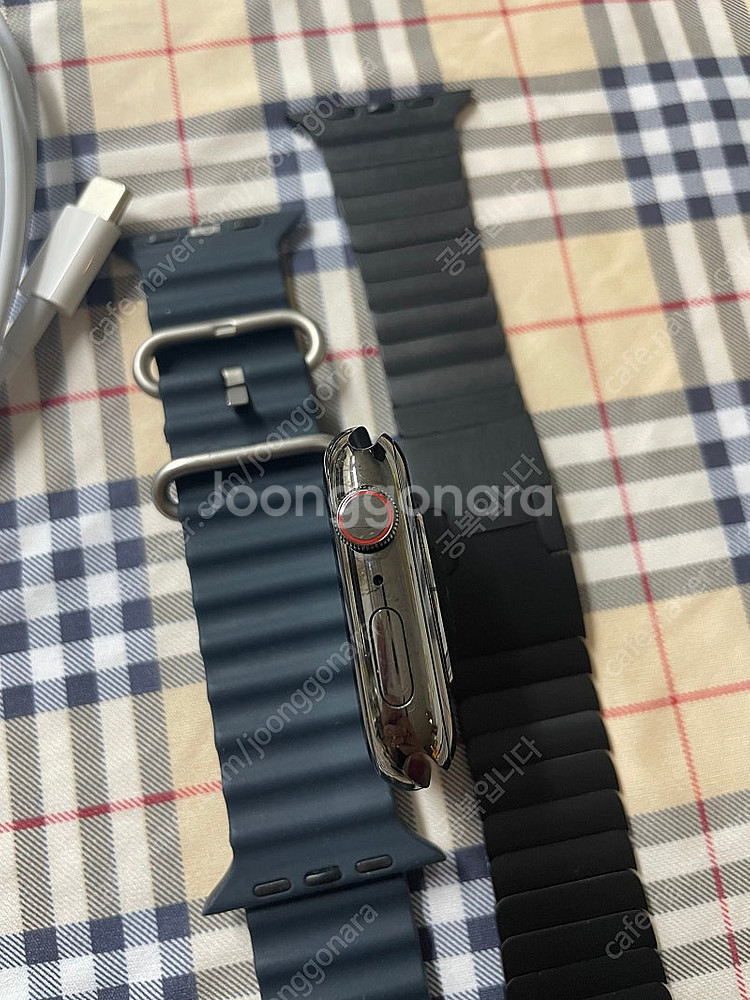 애플워치7스테인리스 45mm 셀룰러--3