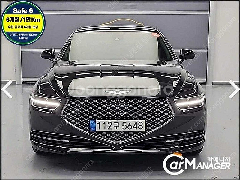 제네시스 G90 중고 제네시스 중고 가격 검정색 202...--0