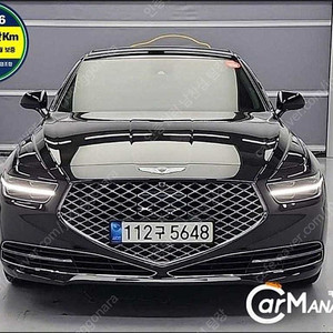 제네시스 G90 중고 제네시스 중고 가격 검정색 2021년식 58,735km 3.8 GDI AWD 프리미엄 럭셔리 중고차 할부가능