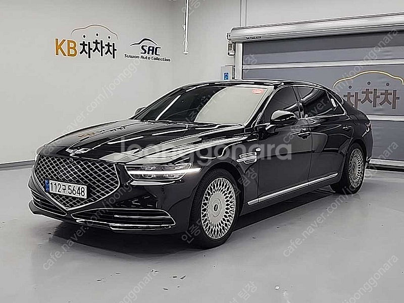 제네시스 G90 중고 제네시스 중고 가격 검정색 202...--3