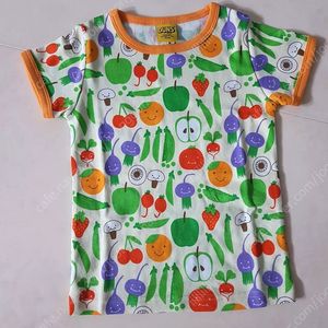던스 주황야채 반팔티