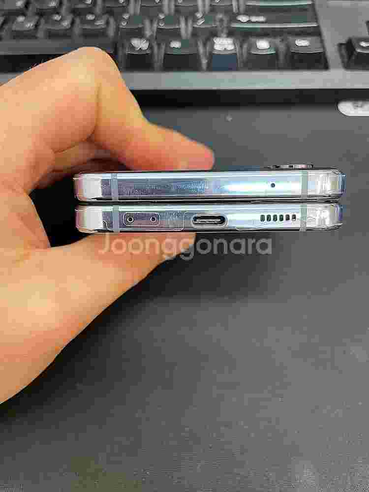 갤럭시Z플립4 블루 256GB 정식센터교체 상태좋은 중...--5