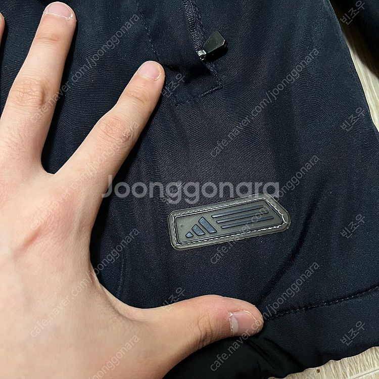 아디다스 올드스쿨 사이드라인 바람막이 자켓 XL/105--4
