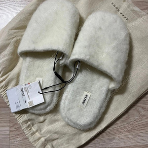 자라홈 울 블렌드 슬리퍼 크림 240+265 새제품