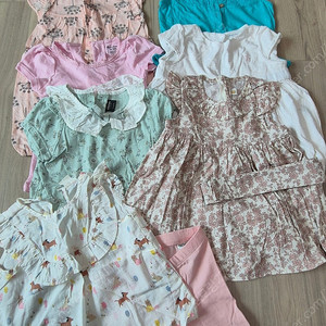 여자 아기옷 일괄 판매 (80/9m) - 폴로, 알퐁소, 리틀티니, 자라, H&M