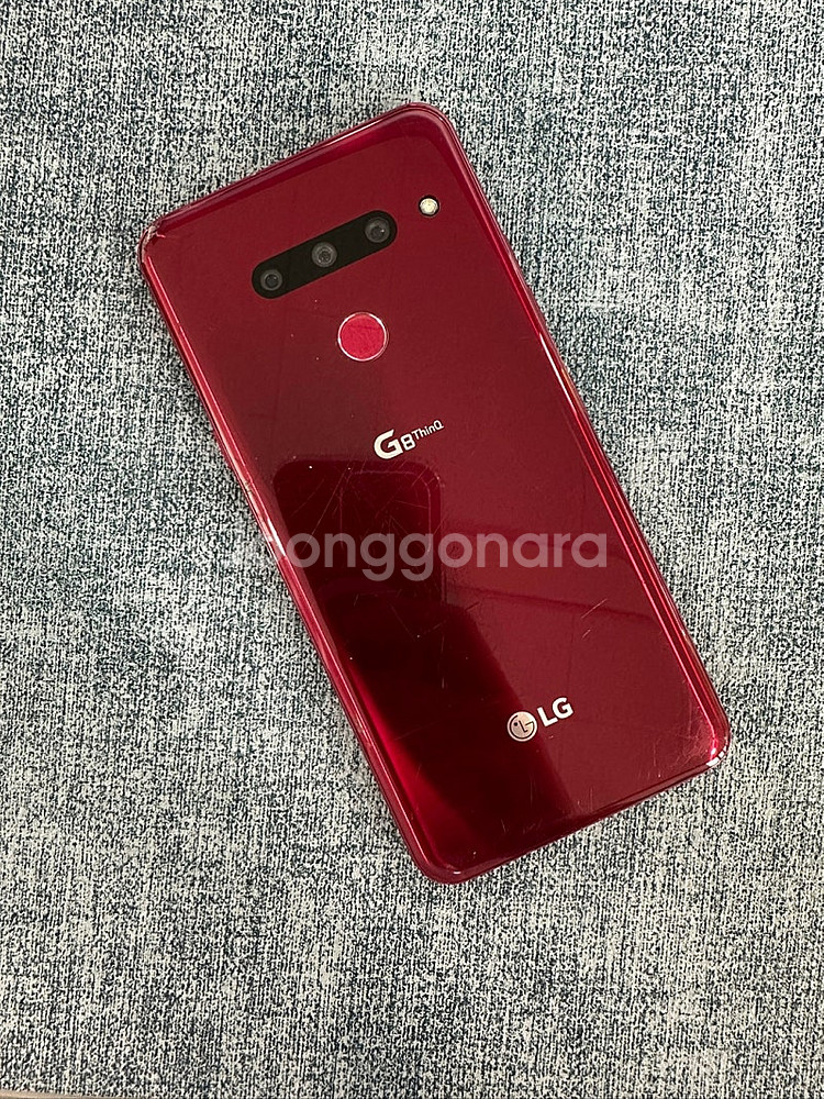 LG G8 128기가 레드색상 액정파손 기능정상 서브용...--1