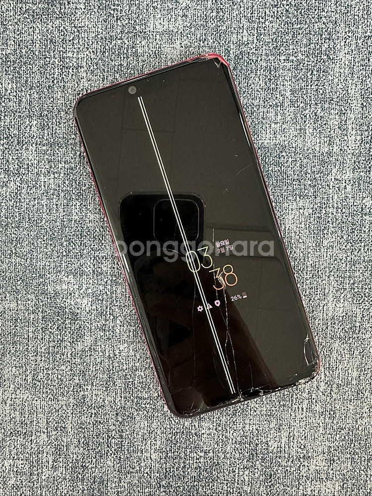 LG G8 128기가 레드색상 액정파손 기능정상 서브용...--4