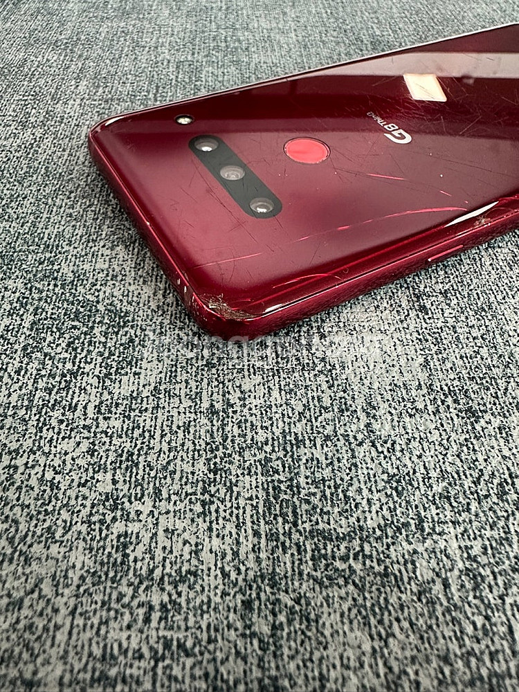 LG G8 128기가 레드색상 액정파손 기능정상 서브용...--5
