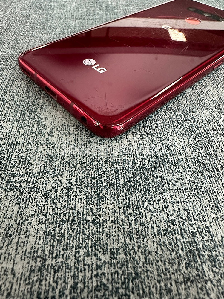 LG G8 128기가 레드색상 액정파손 기능정상 서브용...--7