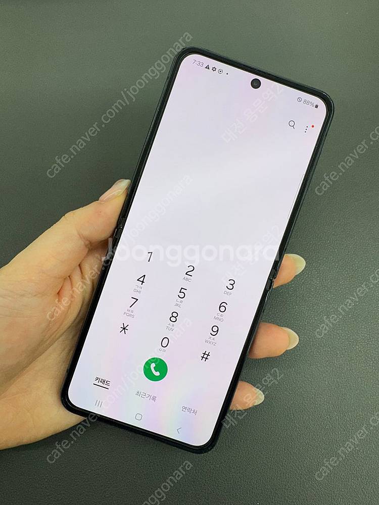 [대전중고폰] 072433 갤럭시Z플립4 그라파이트 2...--5