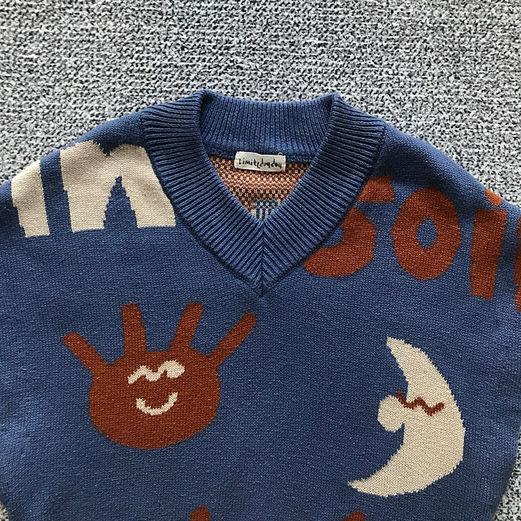 리미떼두두 니트조끼 S--1