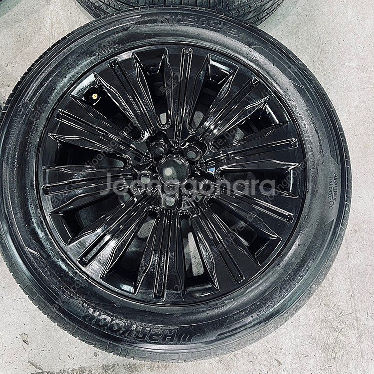 기아 K9 18인치 블랙휠타이어 순정휠타이어 판매--4