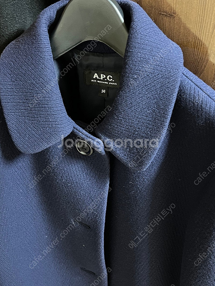 APC 아페쎄 네이비 코트(얼바닉30 / 쎄모먼 / 바...--2