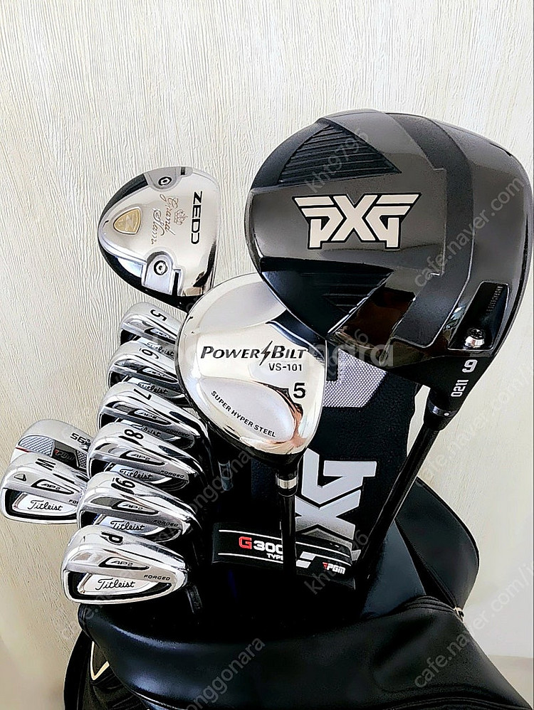 특A급! 남성용 PXG, 타이틀리스트 골프채 풀세트!--0