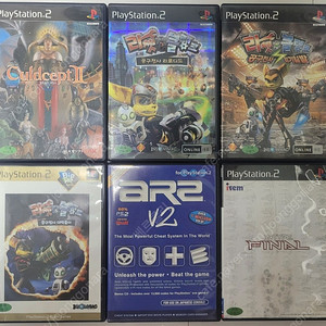 [PS2 중고] 컬드셉트 세컨드 익스펜션, 라챗 앤 클랭크 공구전사 (리로리드, 위기일발, 대박몰이), 액션 리플레이 V2, R타입 파이널 팝니다.