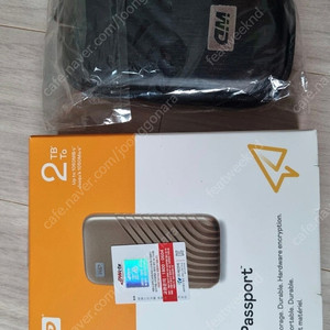 외장 SSD Western Digital WD NEW My Passport SSD (2TB) 미개봉, 케이스포함
