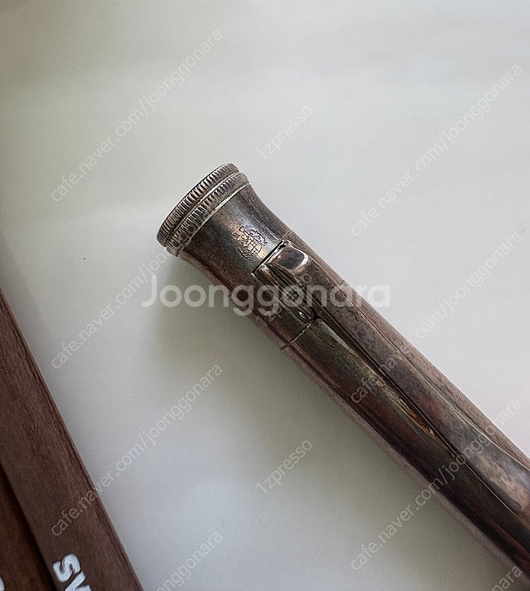그라폰 파버카스텔 퍼퍽트펜슬 순은 단품--1