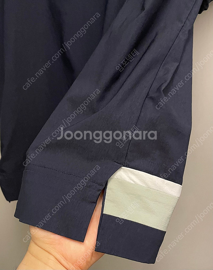 (L/100)SYSTEM 시스템옴므 나일론 컬러블록 헴...--4