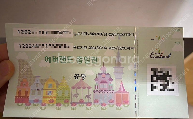에버랜드 자유이용권, 에버랜드 종일권 (~25/12/3...--0