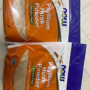 NOW 차전자피 식이섬유 Psyllium Husk Powder 680g 2개 판매 (미개봉)
