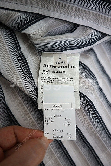여성 Acne Studios 아크네 스튜디오 롱 반팔 ...--6