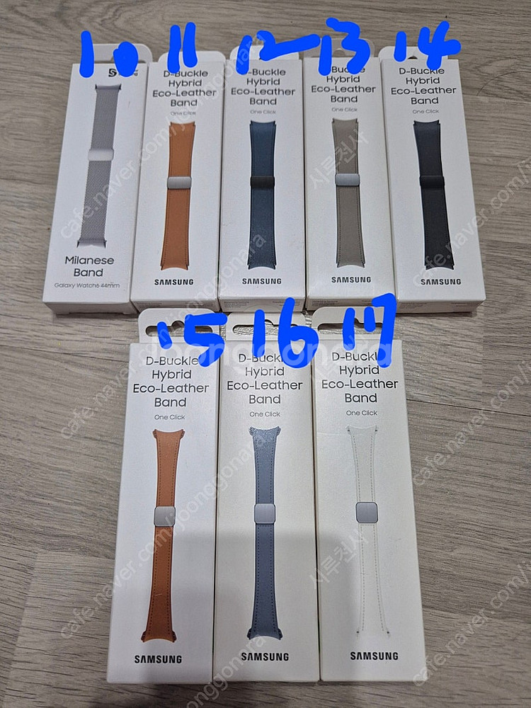 갤럭시 워치 4.5.6 20mm 시계줄 삼성 정품 20...--3