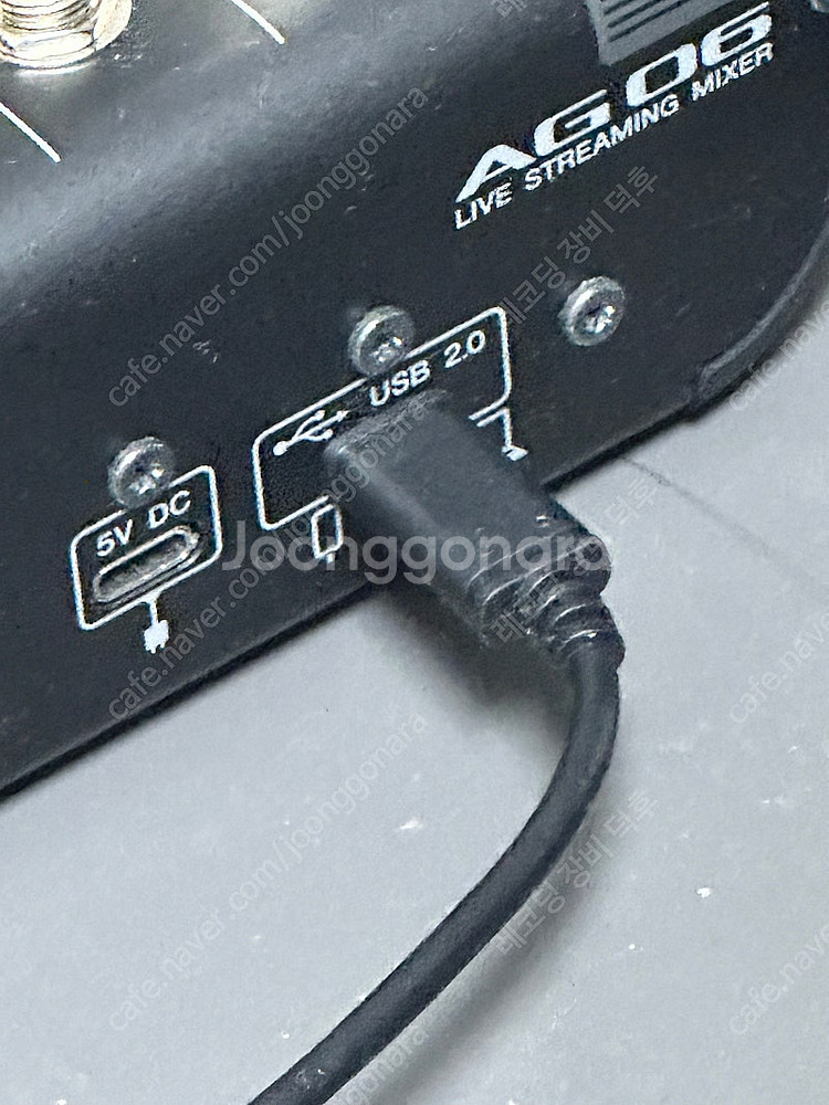 오디오인터페이스 야마하 AG06 MK2 판매합니다!! ...--3