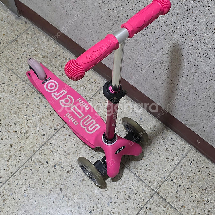 마이크로 킥보드 미니 핸드 디럭스 LED+헬멧세트 중고...--1